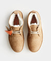 Todd Snyder X Clarks Shearling Desert Boot in Brown