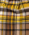 Todd Snyder x Joshua Ellis Cashmere Tweed Scarf in Brown/Yellow