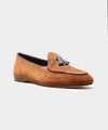 Todd Snyder x Rubinacci Marphy Suede Loafer in Tobacco