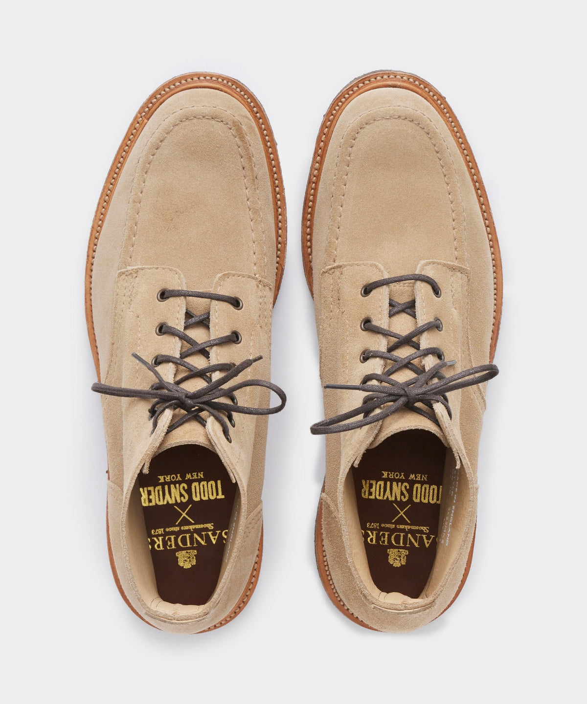 Todd Snyder x Sanders Apron Suede Boot