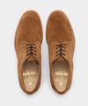Todd Snyder x Sanders Archie Unconstructed Lace-up in Tobacco Suede