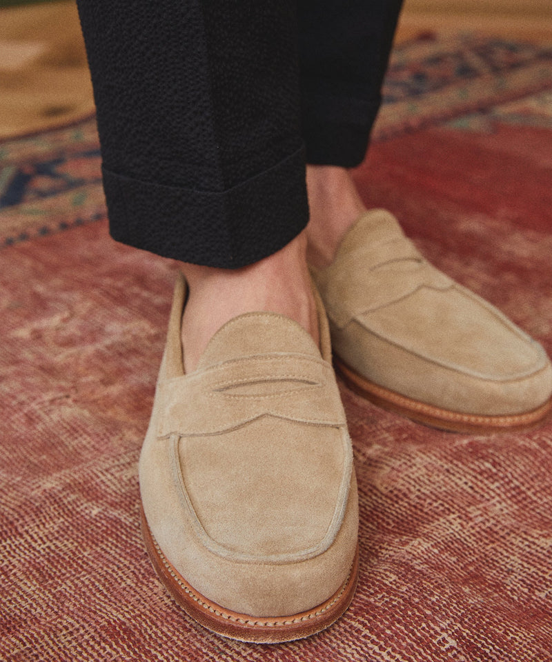 Todd Snyder x Sanders Suede Edwin Loafer