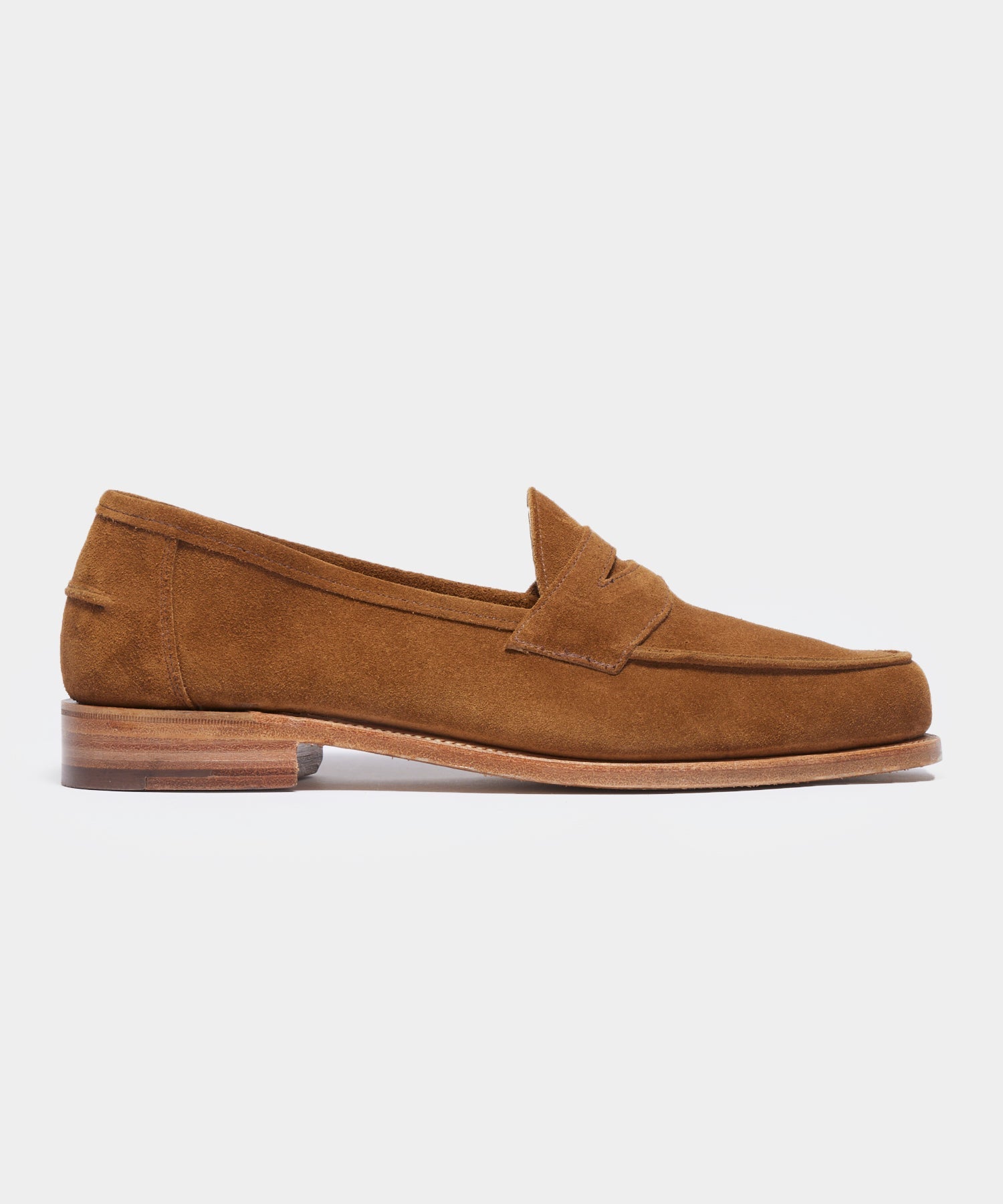 Todd Snyder x Sanders Edwin Loafer in Tobacco Suede