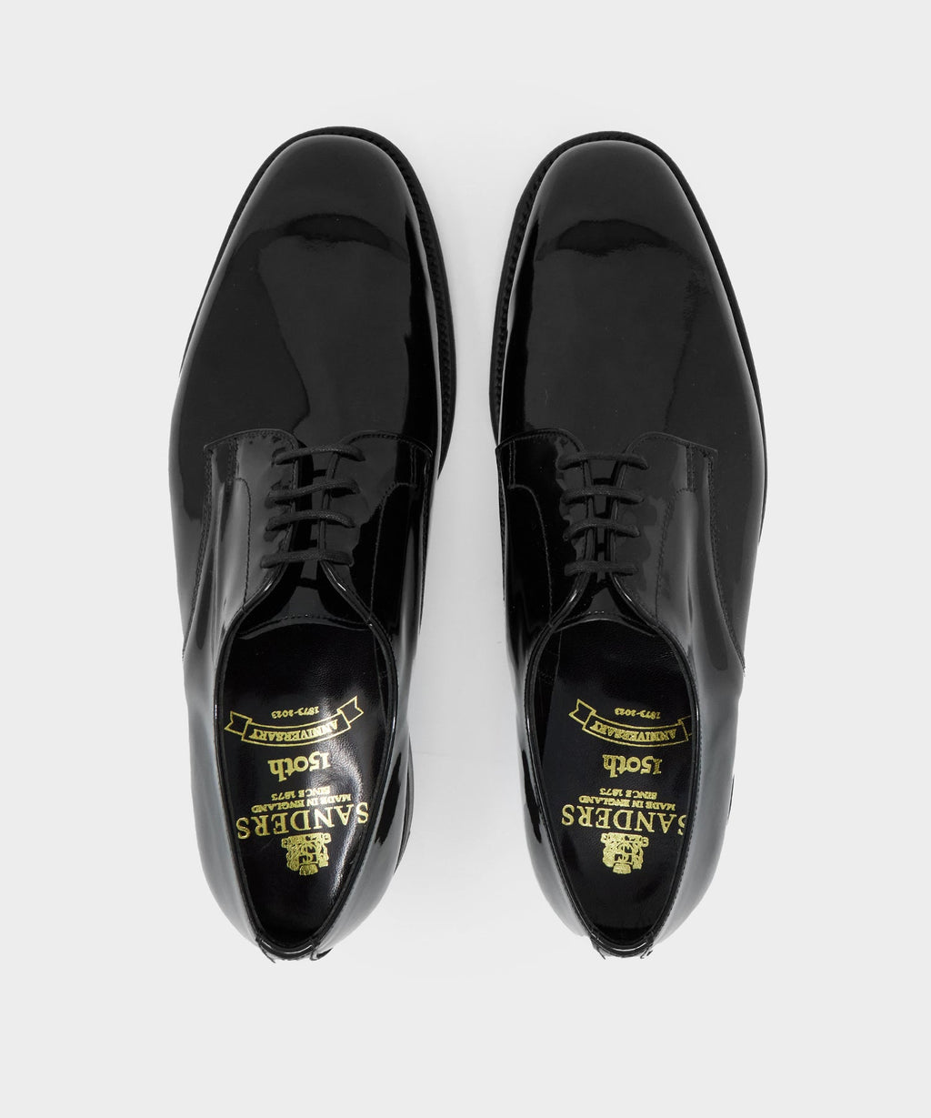 Todd Snyder x Sanders Patent Leather Gibson Derby
