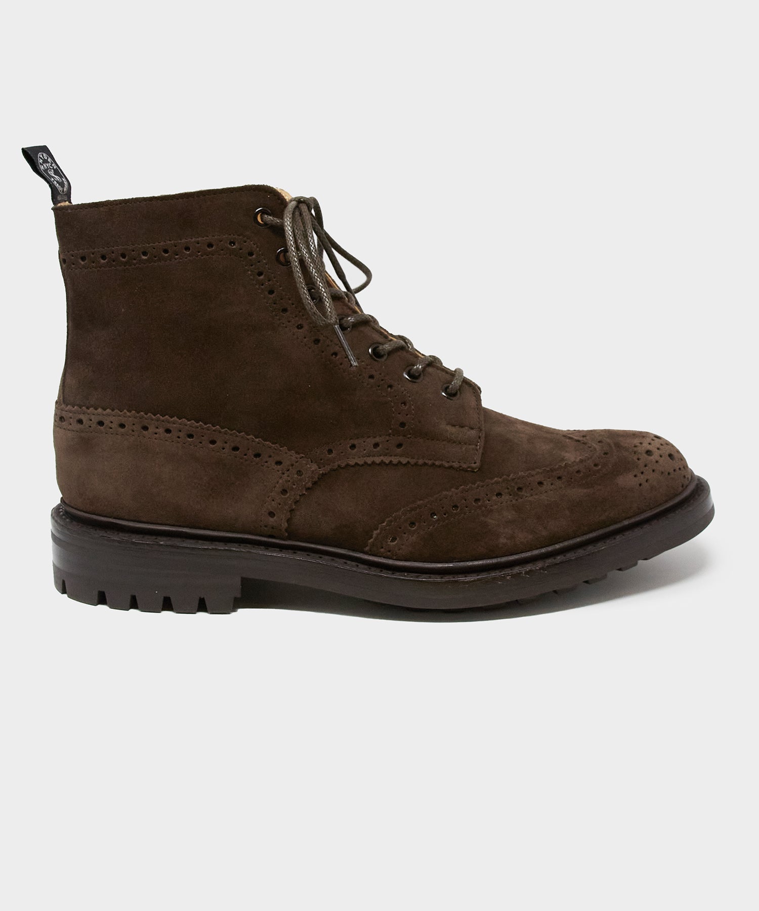 Todd Snyder x Tricker's Suede Stow Boot In Cafe