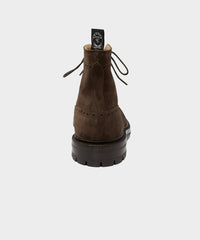 Todd Snyder x Tricker's Suede Stow Boot In Cafe