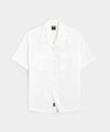 Two Pocket Short Sleeve Shirt in White