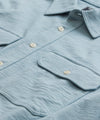 Utility Popover Polo Shirt in Pale Surf