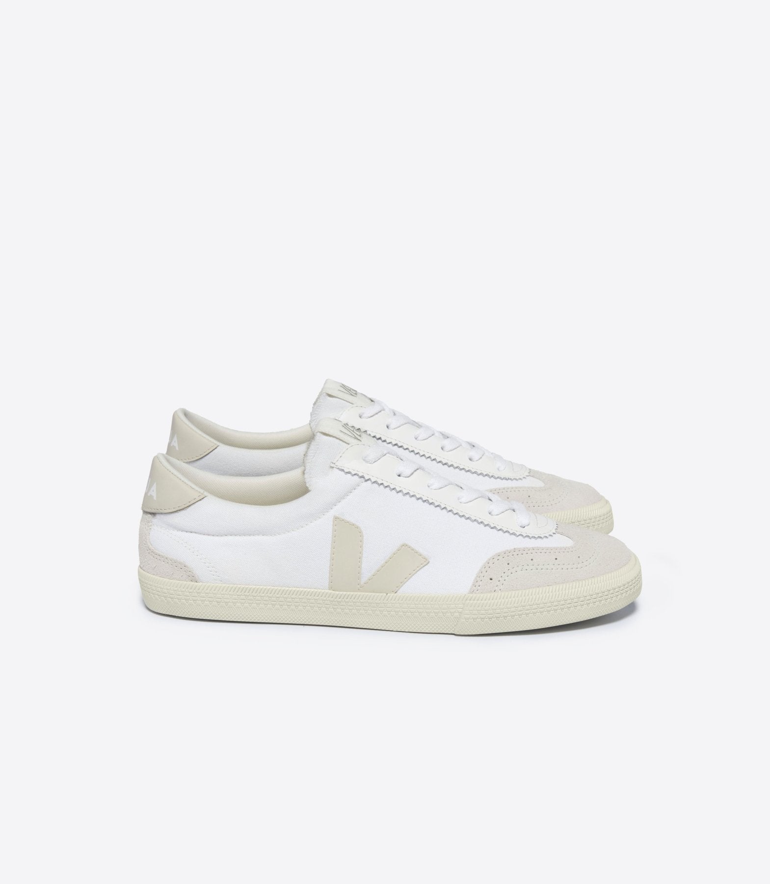 Veja Volley Canvas Sneaker in White Pierre