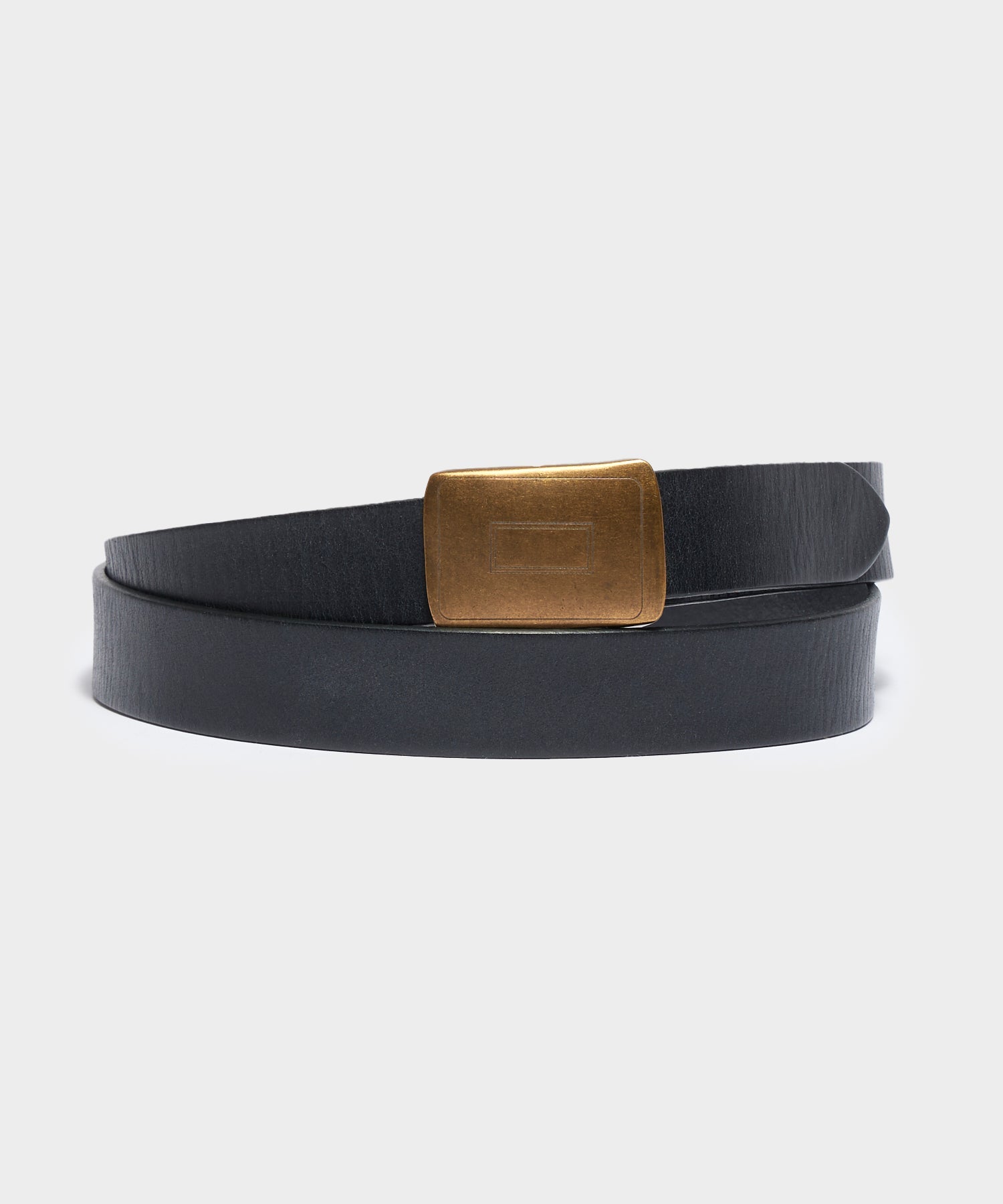 Vintage Leather Belt in Black