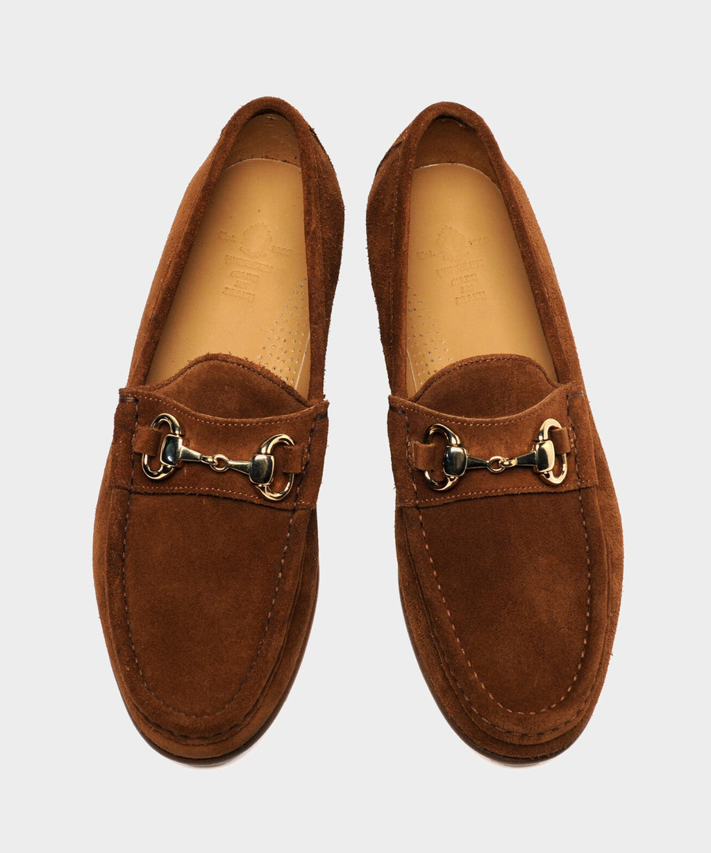 Yuketen Moc Ischia Horsebit Suede Loafer