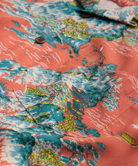 Todd Snyder x Kahala Aloha Shirt in Japanese Coral