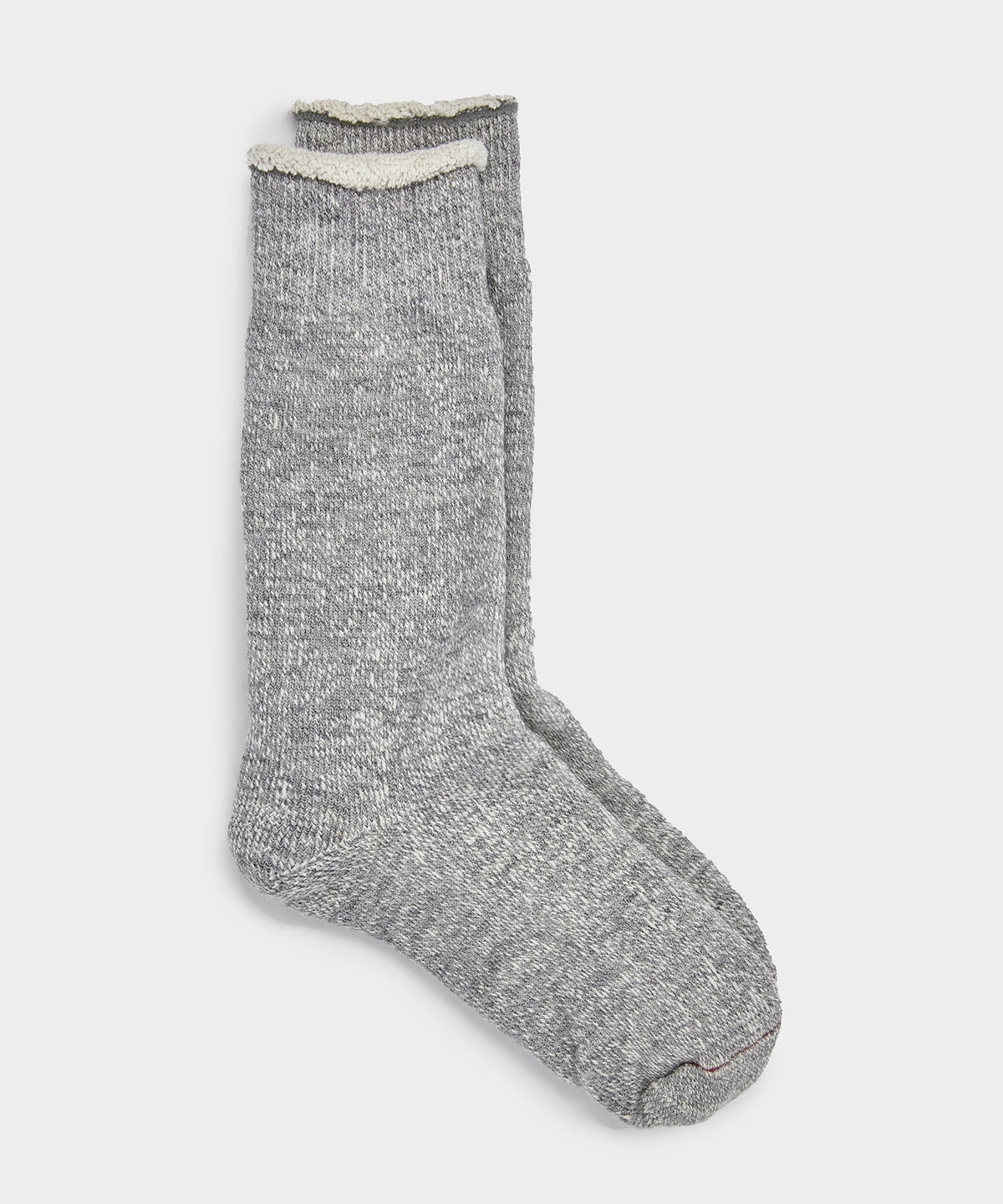 RoToTo Double Face Crew Sock In Grey
