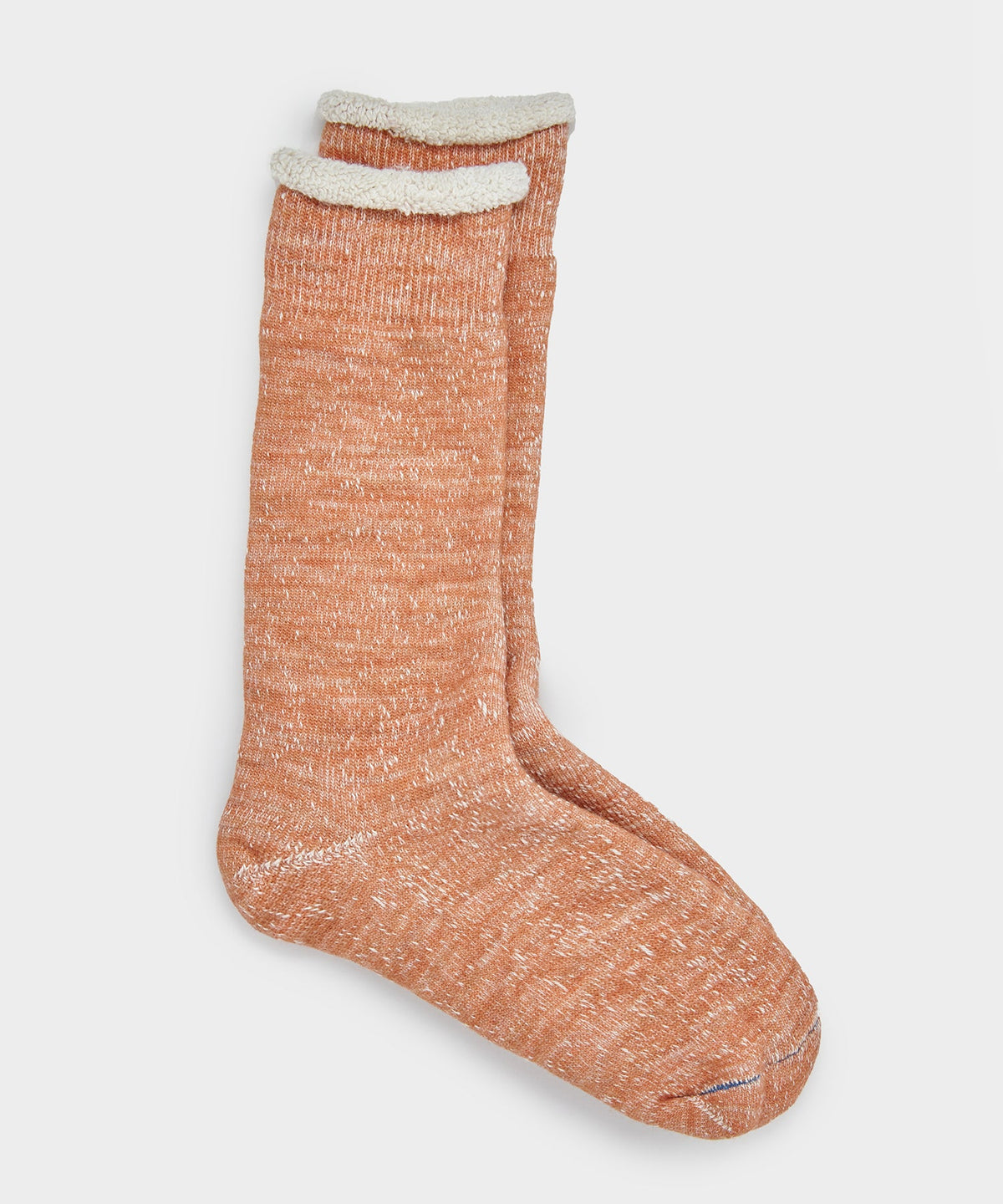 RoToTo Double Face Crew Sock In Orange