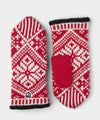 Hestra Nordic Wool Mitten in Red