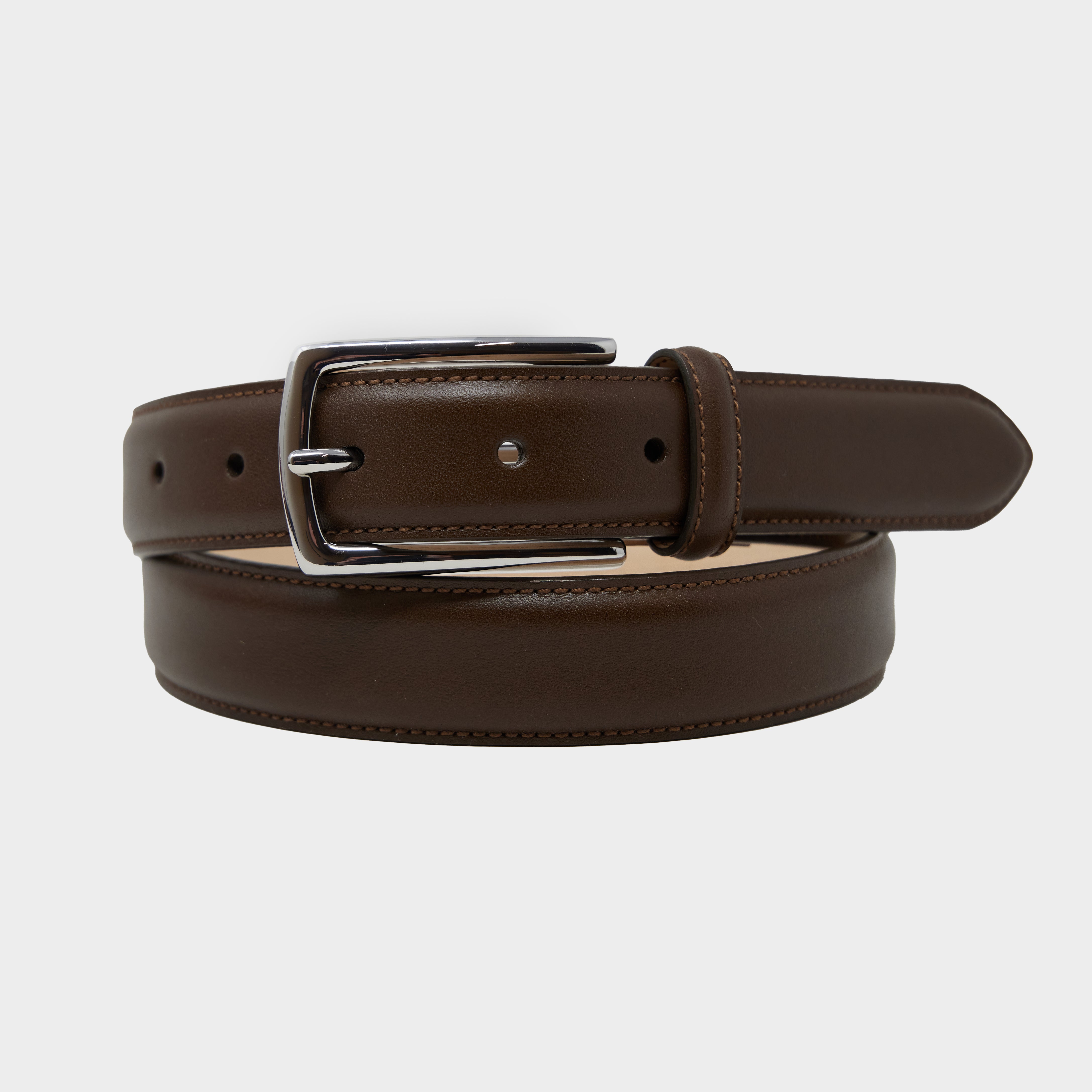 Todd Snyder Classic Dress Belt in Toasted Brown