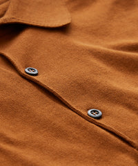 John Smedley x Todd Snyder Adrian Polo In Ginger