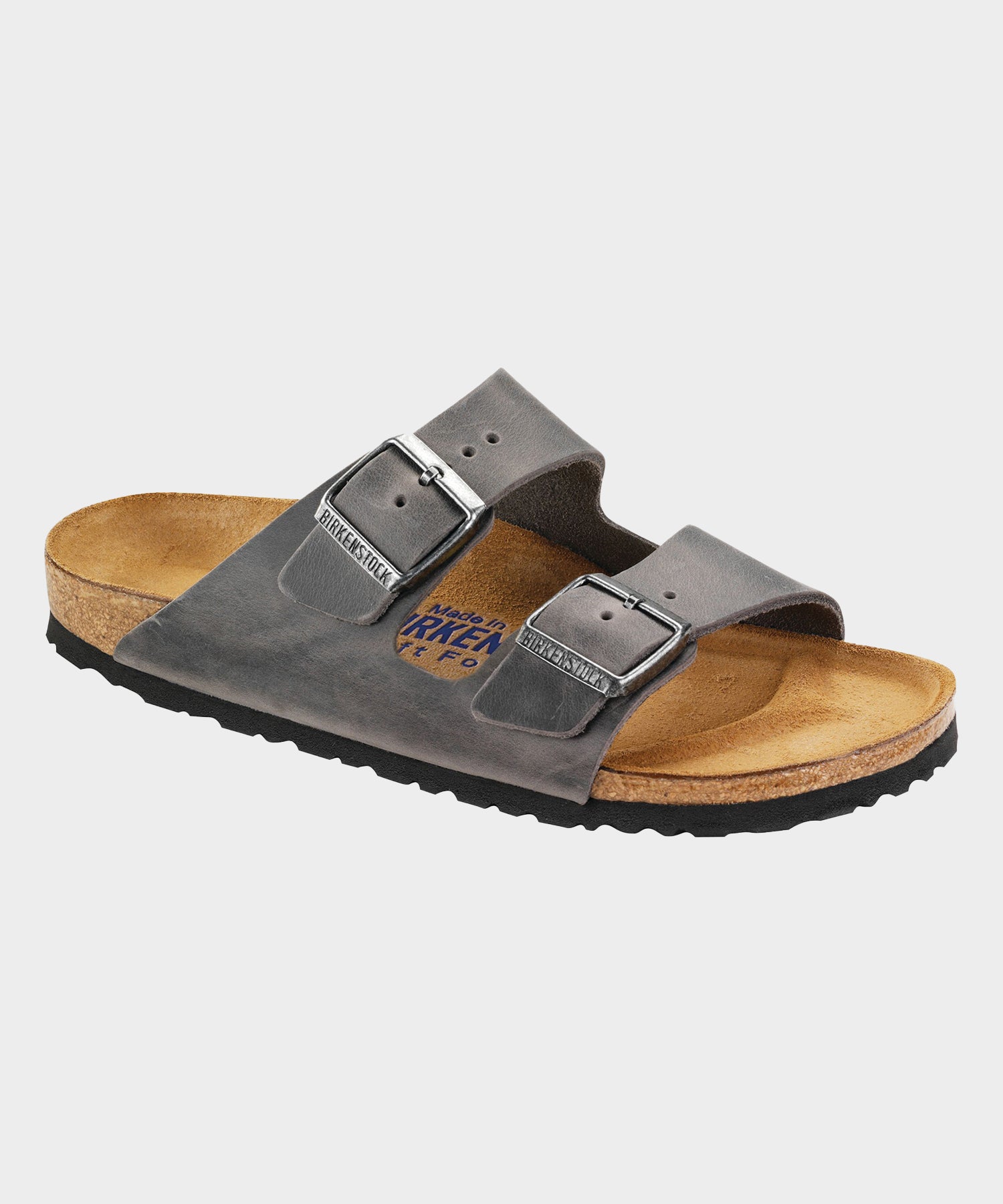 Arizona Leather Soft Footbed in Iron