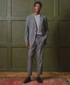 Italian Wool Foundation Madison Drawstring Suit in Charcoal