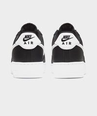 Nike Air Force 1 '07 Black with White Swoosh