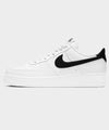 Nike Air Force 1 '07 White with Black Swoosh