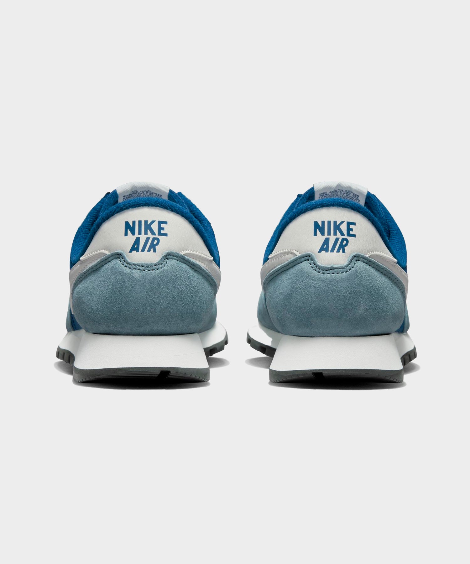 Blue Nike Air Shoes.