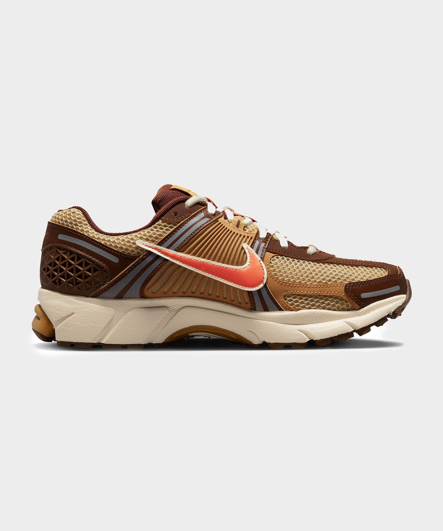 Nike 5 Rubber-Trimmed Mesh Sneakers Brown