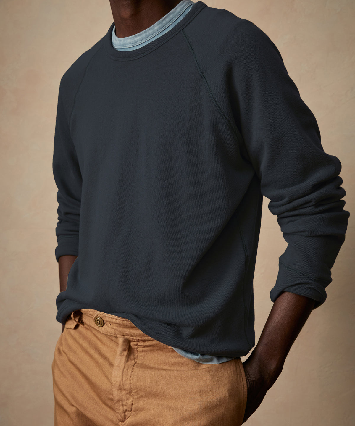 Surf Terry Sweatshirt In Railings