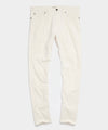 Slim Fit 5-Pocket Italian Corduroy Pant in Ivory