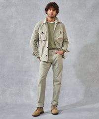 Straight Fit 5-Pocket Chino in Manor Gray