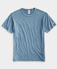 Champion Basic Jersey Tee in Oil Blue