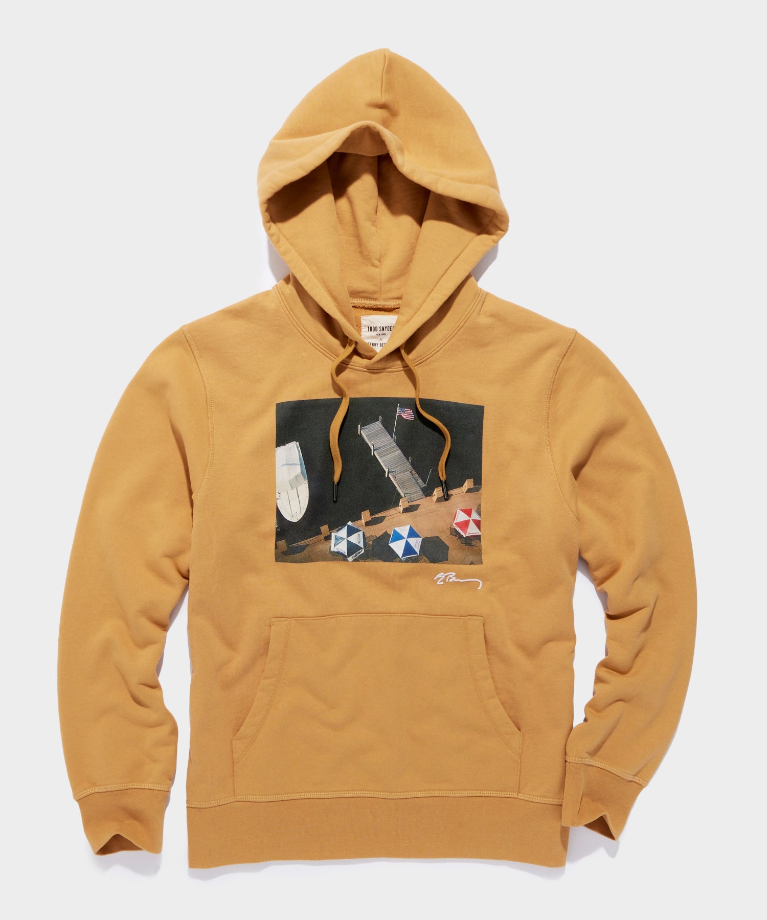 Todd Snyder x Gerry Beckley Lake House Hoodie in Evergold