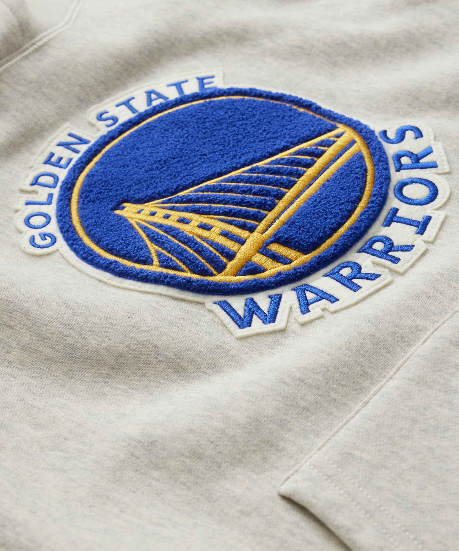 NBA GOLDEN STATE WARRIORS EMBROIDERED HOODIE