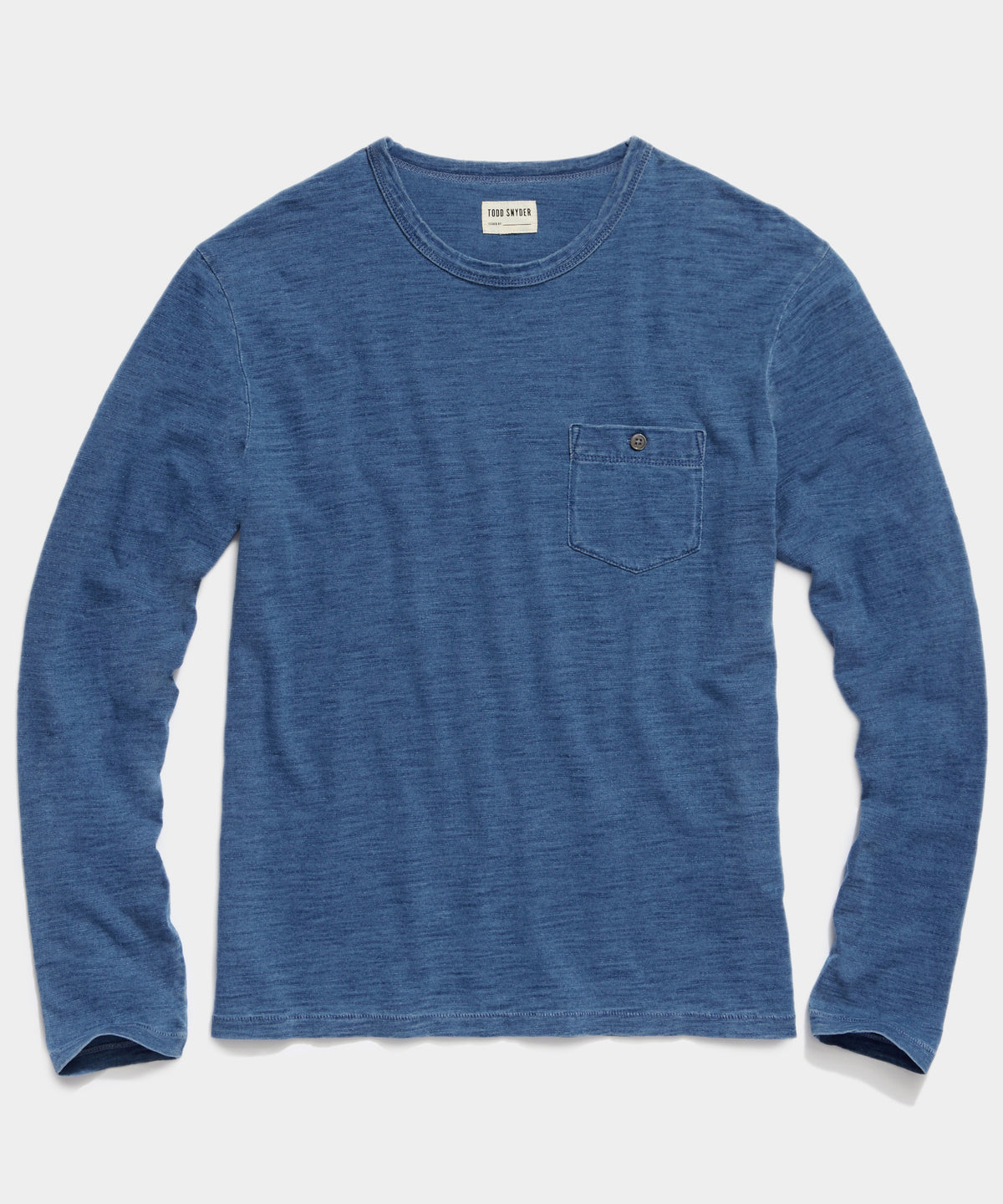 The Bleached Indigo Long Sleeve Tee