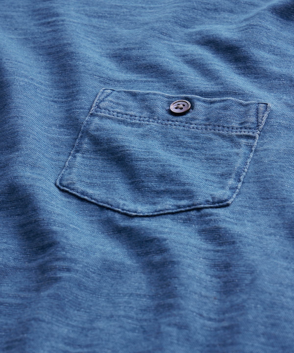 The Bleached Indigo Long Sleeve Tee