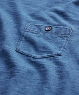 The Bleached Indigo Long Sleeve Tee