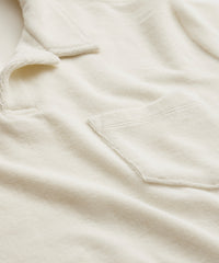 Terry Montauk Polo in Bisque