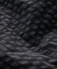 Seersucker Chore Coat in Faded Black