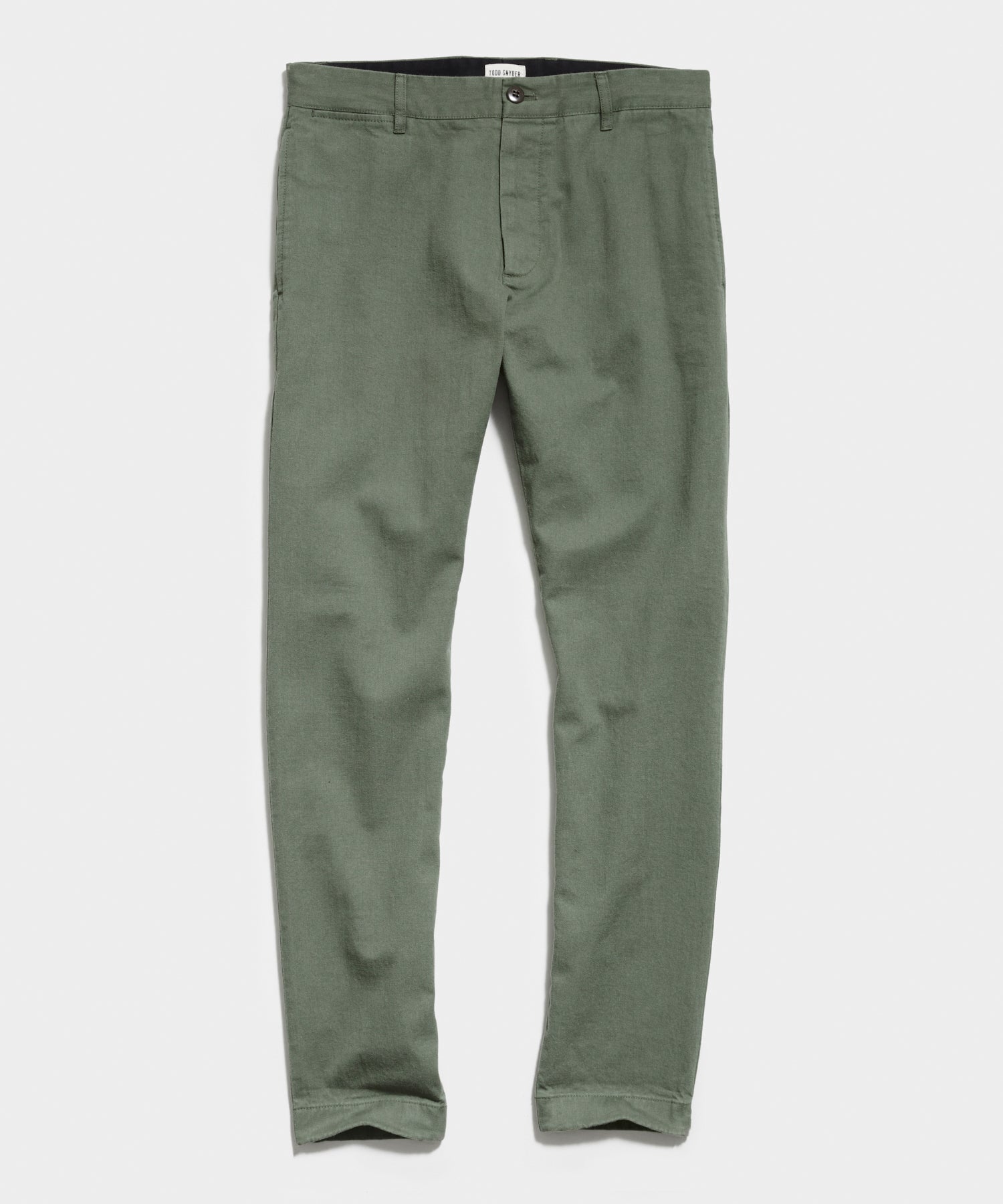 Japanese Selvedge Chino Pant in Olive