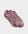 Rototo Washi Pile Short Sock In Rainbow