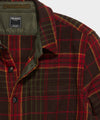 Guide Shirt in Brown Red Glen Plaid