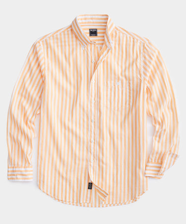 Slim Fit Summerweight Favorite Shirt in Orange Stripe