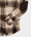 Khaki Multi-Plaid Italian Flannel Overshirt