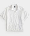 Seersucker Playa Shirt in White