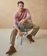 Cashmere Pocket Tee In Rose Quartz