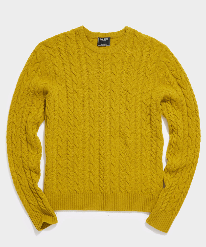 The Dean Sweater in Bitter Gold