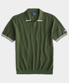 Todd Snyder x FootJoy Mesh Sweater Polo In Olive