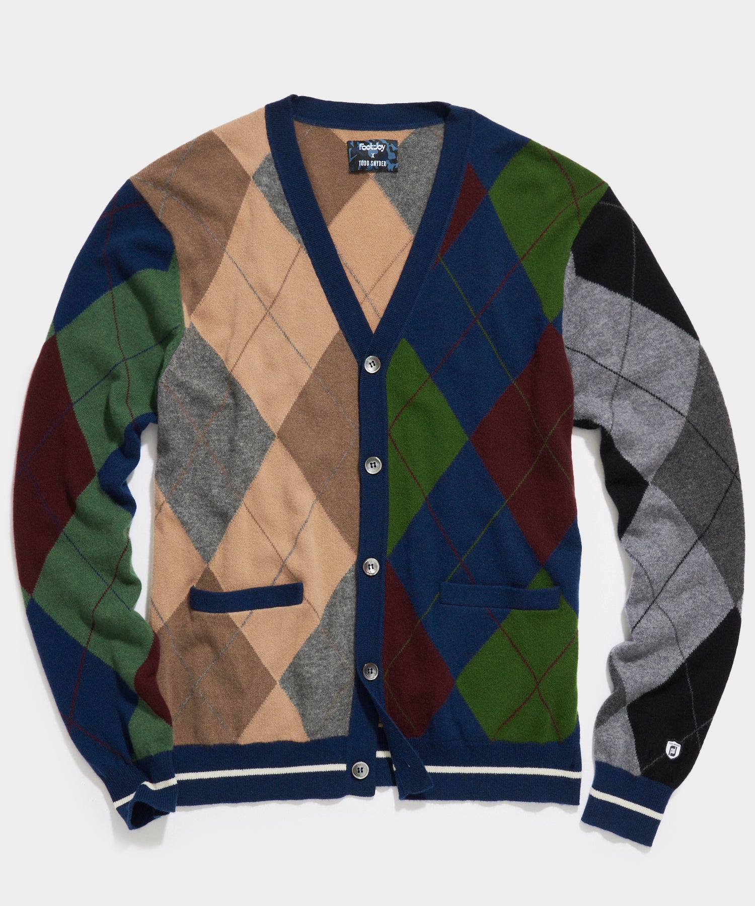 FJ x Todd Snyder Golf Bag Print Sweater Vest - FootJoy