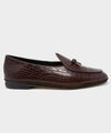 Todd Snyder x Rubinacci Belgian Loafer in Brown Leather