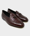 Exclusive Todd Snyder + Rubinacci Belgian Loafer in Brown Leather